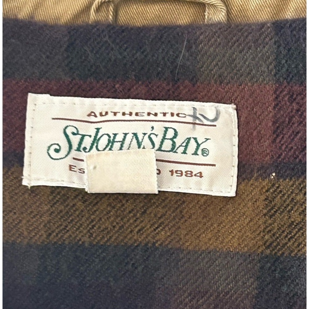VINTAGE St Johns Bay Jacket Mens XXL Chore Coat Barn Blanket Lined Workwear - Picture 7 of 7